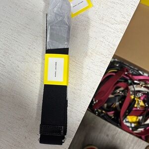 Marc Jacobs Black Strap with Yellow Tag